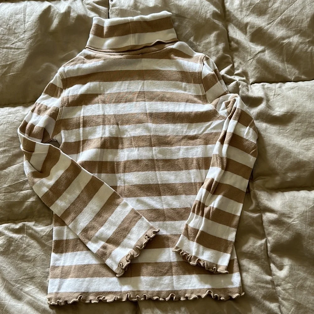 GAP Striped Turtleneck